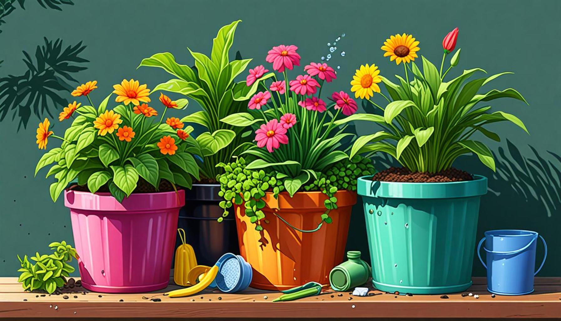 How to Maintain Ideal Moisture in Container Gardens During Summer